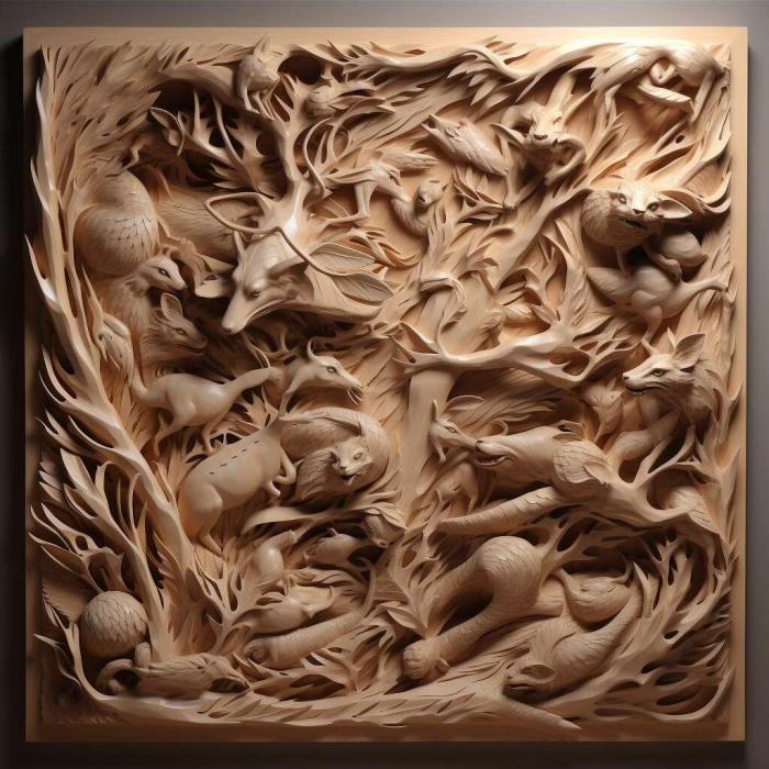 نموذج ثلاثي الأبعاد لآلة CNC 3D Art 